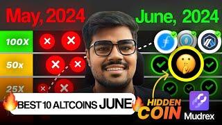 BEST 10 CRYPTO ALTCOINS FOR JUNE 2024 (BUY NOW LAST CHANCE) | TOP 10 ALTCOINS FOR JUNE MONTH 2024