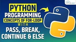 Loop Control Statements - Break, Continue, Else, and Pass Statements in Python Tutorial