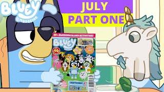  BLUEY Magazine - July 2022 Issue Part 1‼️  | Bluey Books & Crafts | Disney Jr | ABC Kids