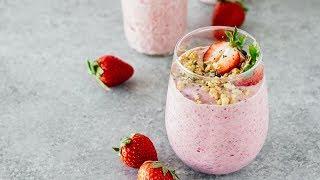 Strawberry Banana Chia Seed Smoothie