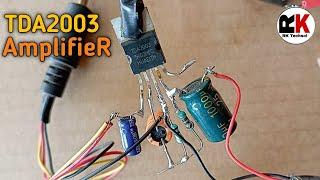 how to make tda2003 ic amplifier// tda2003 ic amplifier you can make at home