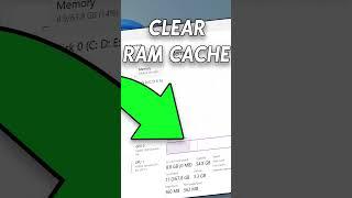 Clear RAM CACHE on Windows 11 #windows #windowstricks #windows11 #ram