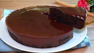 Soft brownie cake from zucchini! WITHOUT BUTTER! Quick and easy chocolate cake recipe!