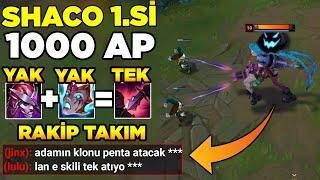 SHACO 1.Sİ DERECELİDE 1000 AP KASARSA NE OLUR? league of legends