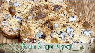 Pecan & Ginger Biscotti Cheekyricho Cooking Youtube Video Recipe ep.1,434