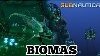 Subnautica TODOS LOS BIOMAS DEL JUEGO Explicados 100% Completo #lavelocibluesubnautica