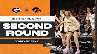 Iowa vs. Georgia – Second Round NCAA Tournament extended highlights