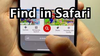 How to Search Text in Safari for iPhone (Easy)