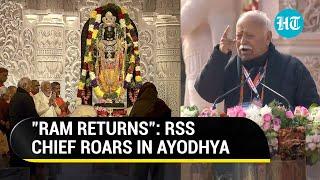 Ram Temple Opening: 'No One Can Stop New India,' RSS Chief Mohan Bhagwat Roars From Ayodhya