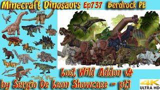 The Lost Wild Addon by Sergio De Leon v4 Showcase Pt1 Lost Wilds Minecraft Dinosaurs Ep737