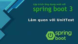 Java spring boot 3 tutorial: Unit Test