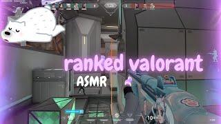 ranked valorant ASMR :) | keyboard sounds & whispering