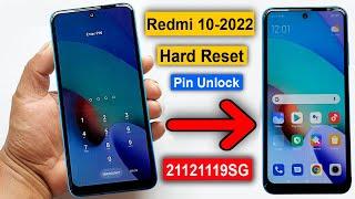 Xiaomi Redmi 10 2022 Hard Reset | Redmi 10 Factory Reset | Redmi 10 (21121119SG) Pin/Pattern Unlock