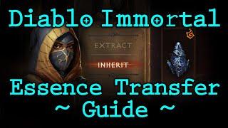 Diablo Immortal - Essence Transfer Guide