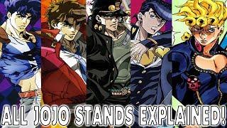 Every JoJo Main Characters Stand & Ripple Explained | Jojo's Bizarre Adventure