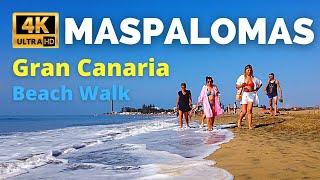 Gran Canaria Maspalomas Playa del Ingles Beach Walk Canary Islands  Memories 2021