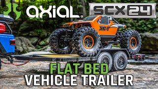 Axial® SCX24™ Flat Bed Vehicle Trailer