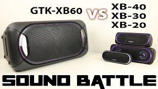 GTK XB60 vs XB40, 30, 20 :SoundBattle