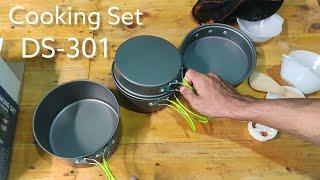 Unboxing Cooking Set DS 301 Rekomendasi Peralatan Masak Camping Murah