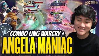 Combo Ling Emblem War Cry + Angela = MANIAC! Easy Win Pake Combo Ini - Mobile Legends