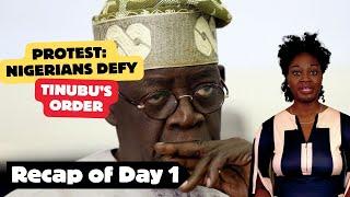 Protest: Nigerians Defy Tinubu's Order