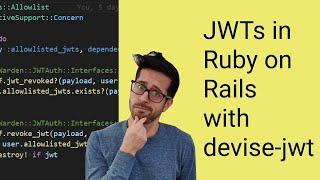 Setting up JWTs in Ruby on Rails with devise-jwt