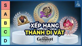 Xếp Hạng Tất Cả Thánh Di Vật, Bí Cảnh Nào Nên Farm Nhất | Genshin Impact 4.2