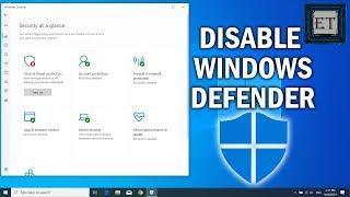 How To Disable/Enable Windows Defender on Windows 10 (3 Ways)