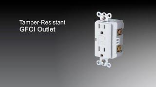 32077 32075 32076 40687: GE Tamper-Resistant GFCI Outlet - Installation