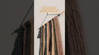 Autumn Green Boho Wall Macrame Hanging | Sohomelo Fall Decor #homedecor #autumn #decoração #shorts