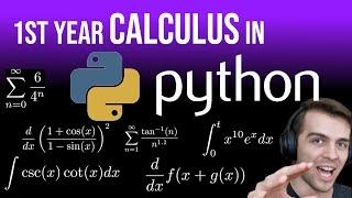 1st Year Calculus, But in PYTHON