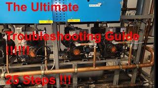 Supermarket Refrigeration - How to Troubleshoot 99% of Compressors ( 25 step guide!!)