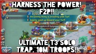 lords mobile: ULTIMATE F2P SOLO TRAP GUIDE/COMPLETE COMP. 195MM!!