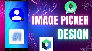 Imagepicker Design In  Android Studio Jetpack Compose | Image Picker Design Android Jetpack Compose