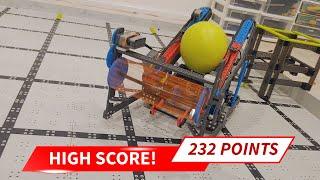 232 points - VEX IQ Rapid Relay "Dropshot" high score robot reveal by Ben Lipper