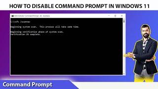 How to disable Command Prompt in Windows PC | Enable & Disable Command Prompt | Windows 11