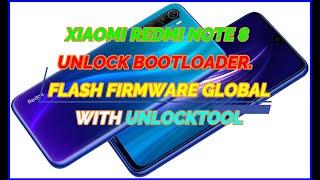 XIAOMI REDMI NOTE 8 UNLOCK BOOTLOADER AND FLASH FIRMWARE GLOBAL(CÓ TIẾNG VIỆT) WITH UNLOCKTOOL