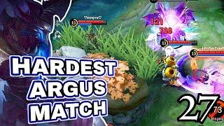 This Was The Hardest Argus Match I Played  ~ Mobile Legends | Road to Argus Global | 27