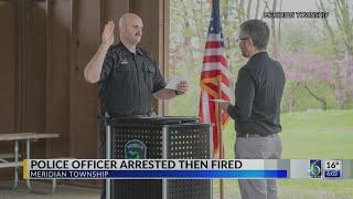 Police officer arrested then fired