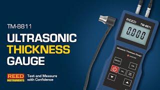 REED TM-8811 Ultrasonic Thickness Gauge