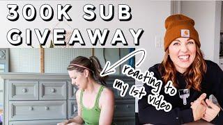 300K Subscriber Giveaway | Reacting To My First YouTube Tutorial