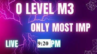 o level m3 r5 python mcqs live