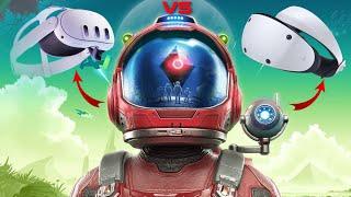 Quest 3 no man's sky 2023 on Ultra graphics settings VS PSVR2 VS META Q2 PCVR