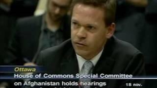 Canadian diplomat levels war crimes allegations