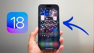 How To Remove a Control on Control Center on iOS 18