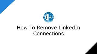 How To Remove LinkedIn Connections