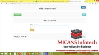 MES PORTAL SYSTEM IN PHP CODEIGNITER MVC FRAMEWORK