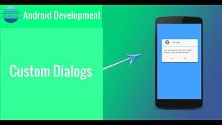 How to Set the Custom Dialog in Android studio for Beginners YouTube