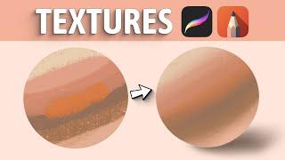 How To Blend Textures Like A Pro | Procreate & Autodesk Sketchbook Tutorial | Digital Art