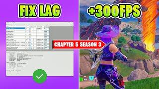 How To Fix Lag & Stutters in Fortnite Chapter 5 Season 3!  | (Low-End PC/Laptop)